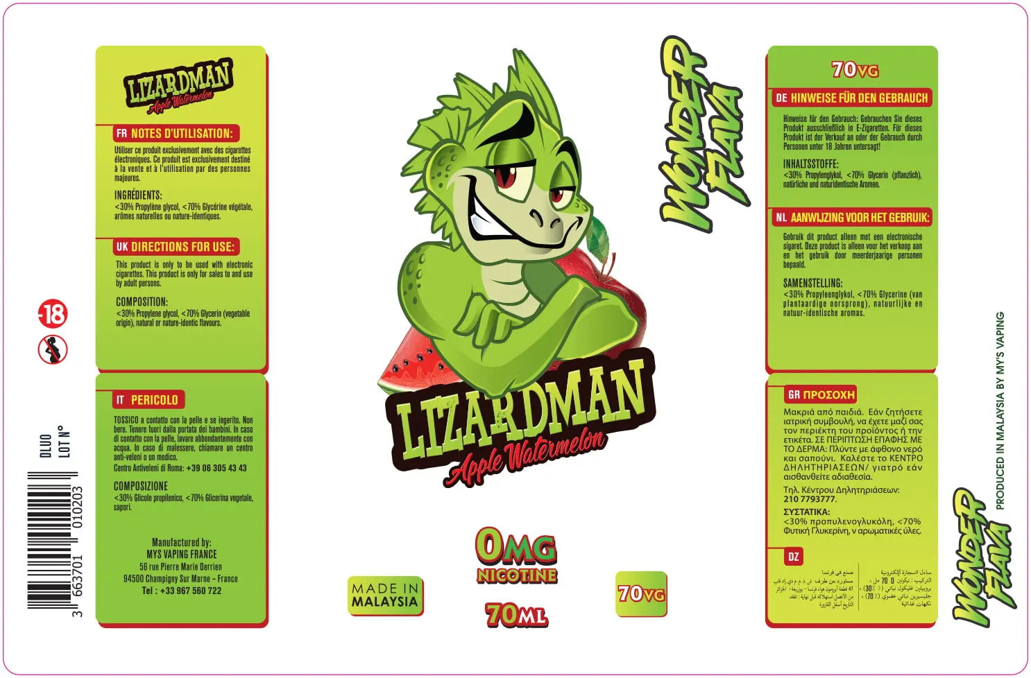 82X125 70ML LIZARDMAN-WONDER FLAVA_70ml-TRVB