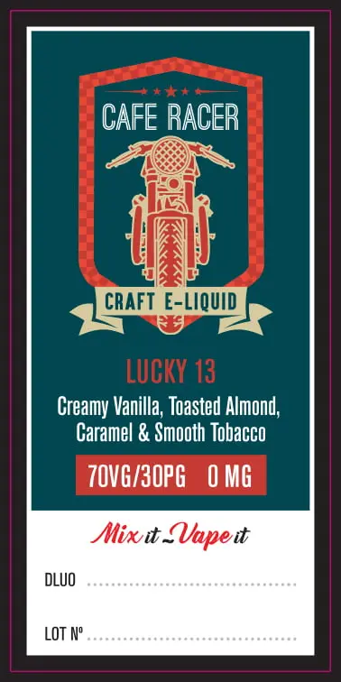 62X30 100ML LUCKY 13 Cafe Racer_100ml Bottle