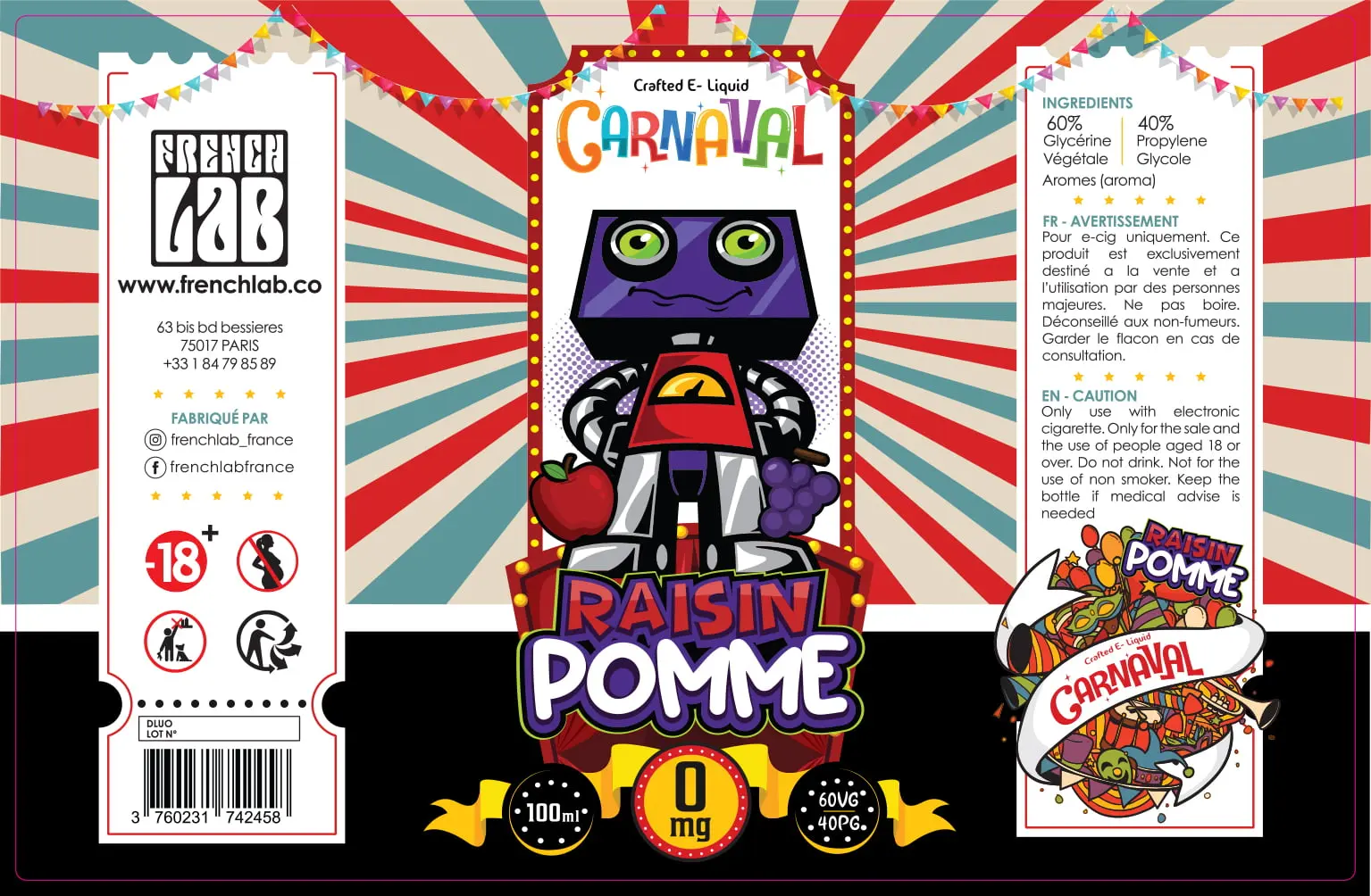 82X127 100ML Label-Carnaval-RAISIN POMME