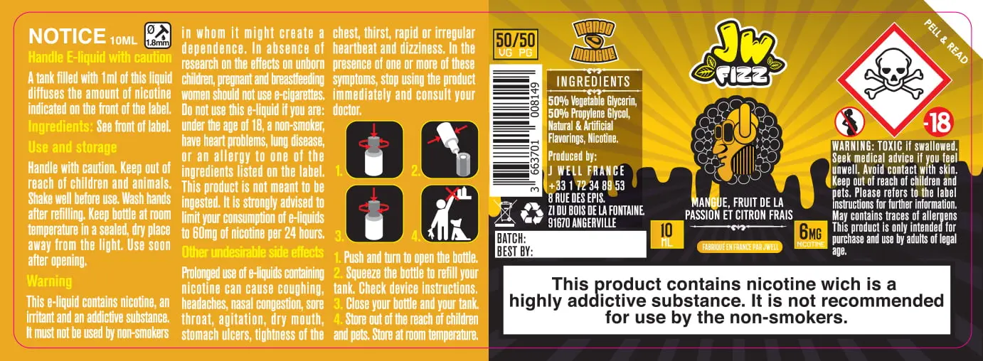 40X114 10ML MANGO FIZZ 10ml-UK_6MG