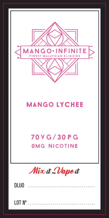 62X30 100ML MANGO INFINITE LYCHEE