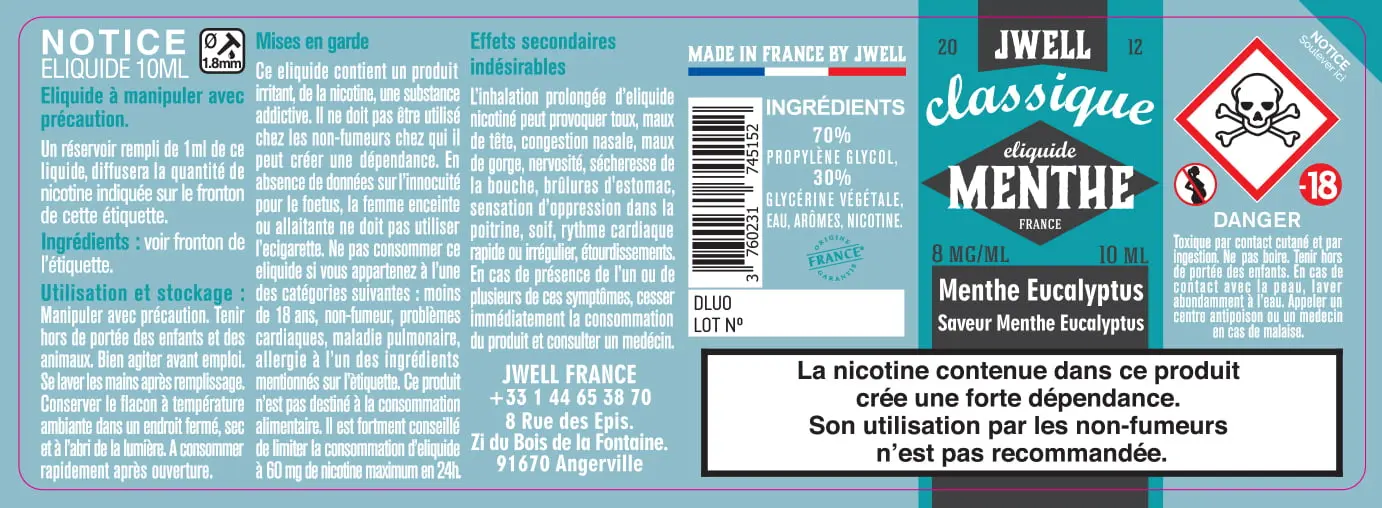 40X114 10ML MENTHE-EUCALYPTUS-10ml-8mg