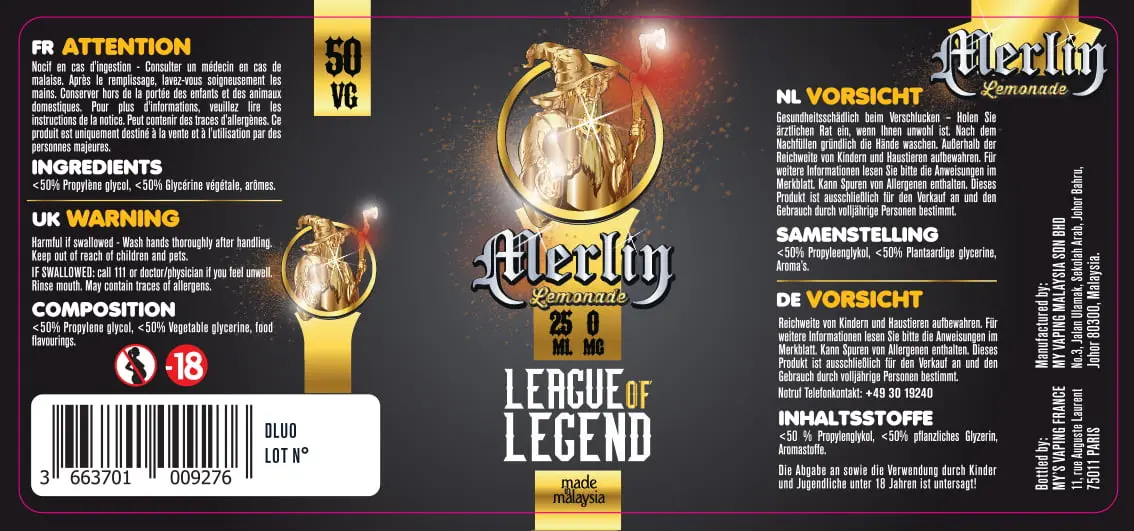 42X93 25ML MERLIN_LOL_MY'S Vaping_25ml