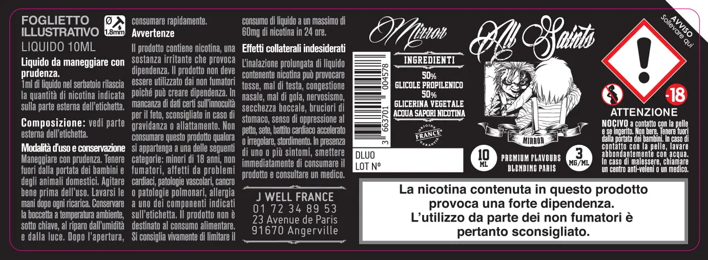 40X114 10ML MIRROR 10ml-IT-3mg