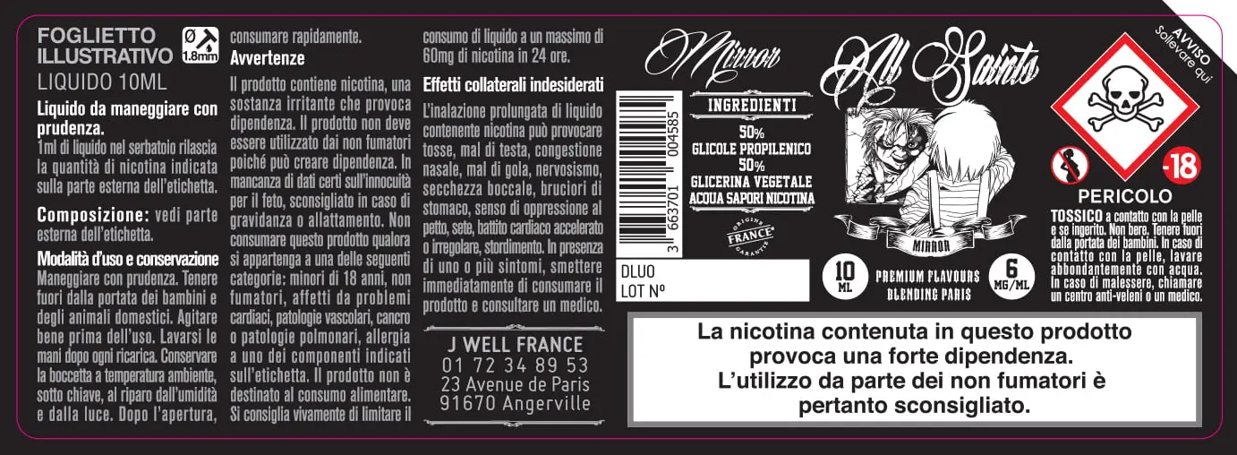 40X114 10ML MIRROR 10ml-IT-6mg