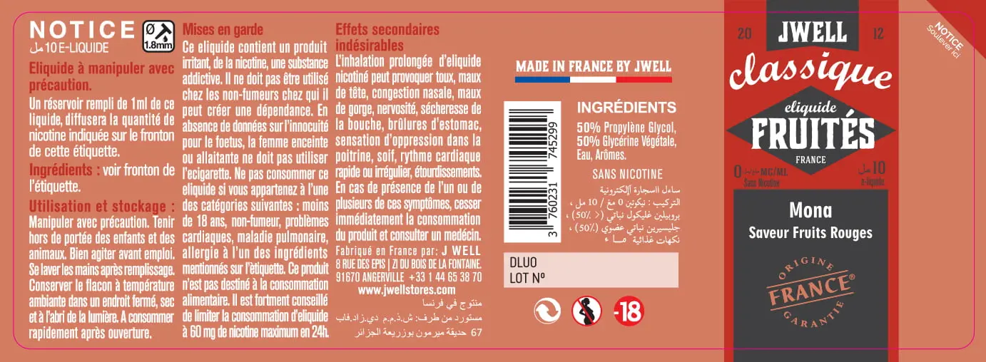 40X114 10ML MONA 10ml ALGERIA-0mg