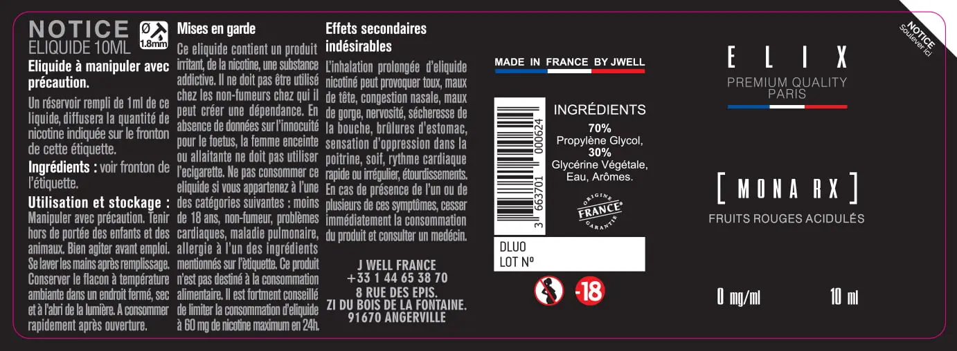 40X114 10ML MONA-RX-10ml-0mg
