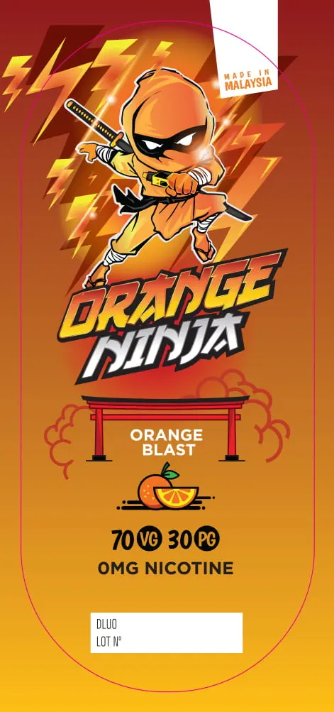 80X35 500ML ORANGE NINJA