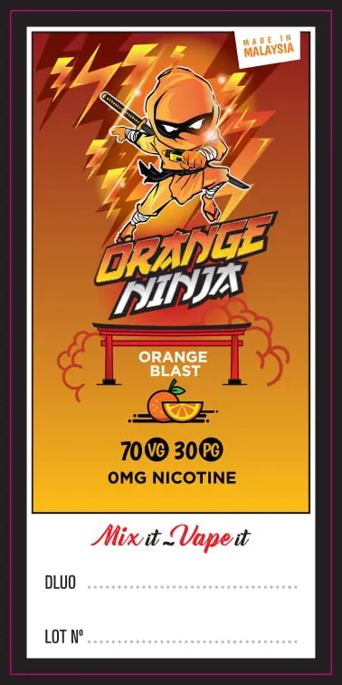 62X30 100ML ORANGE NINJA