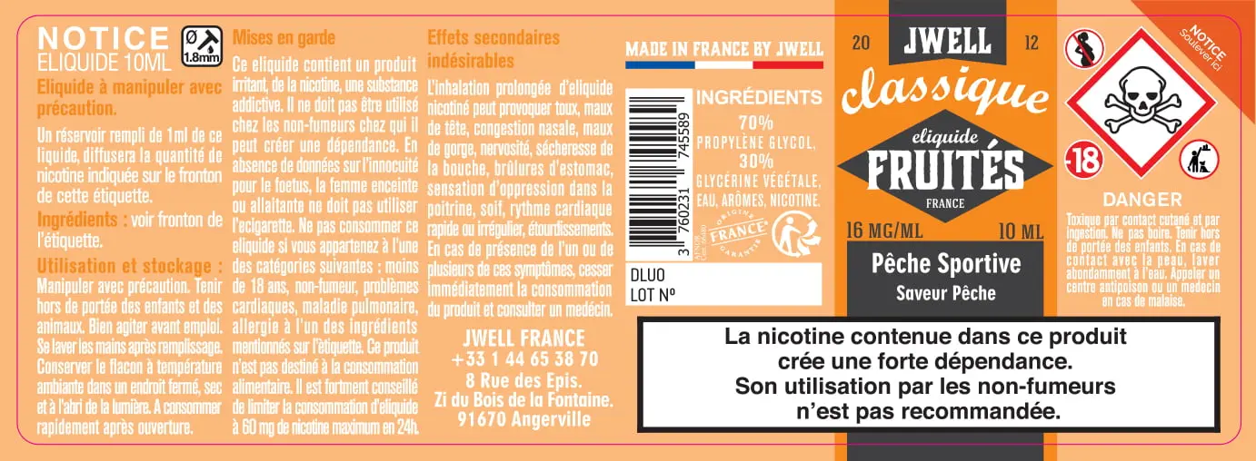 40X114 10ML PECHE SPORTIVE 10ml_16MG - CLASSIC FRUITES (1)
