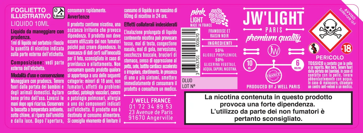 40X114 10ML PINK LIGHT 10ml-IT-6mg
