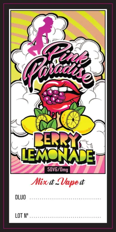 62X30 100ML PINK PARADISE_BERRY LEMONADE_100ml Bottle