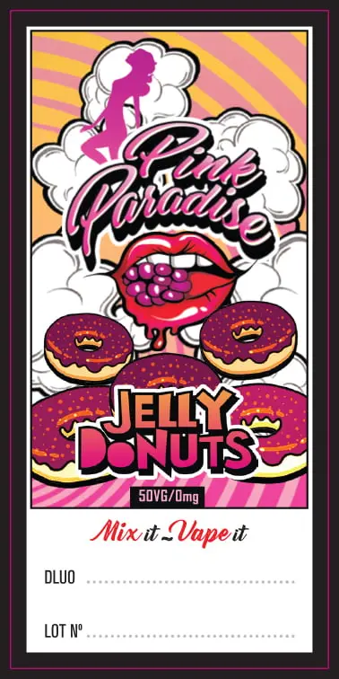 62X30 100ML PINK PARADISE_JELLY DONUTS_100ml Bottle
