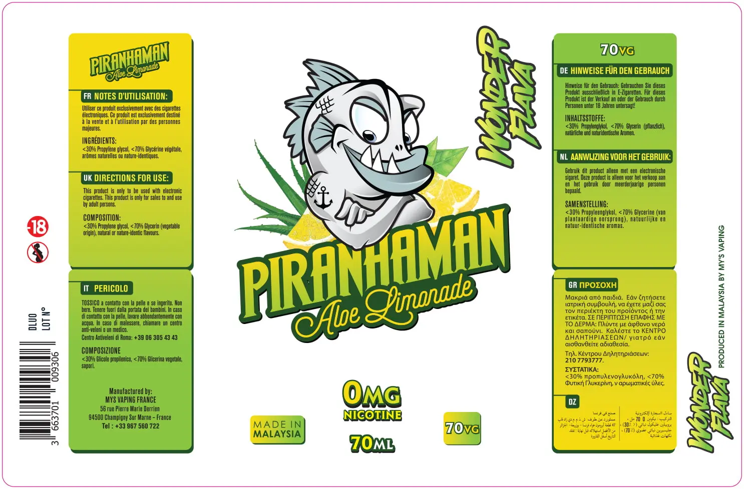 82X125 70ML PIRANHAMAN-WONDER FLAVA_70ml-TRVB