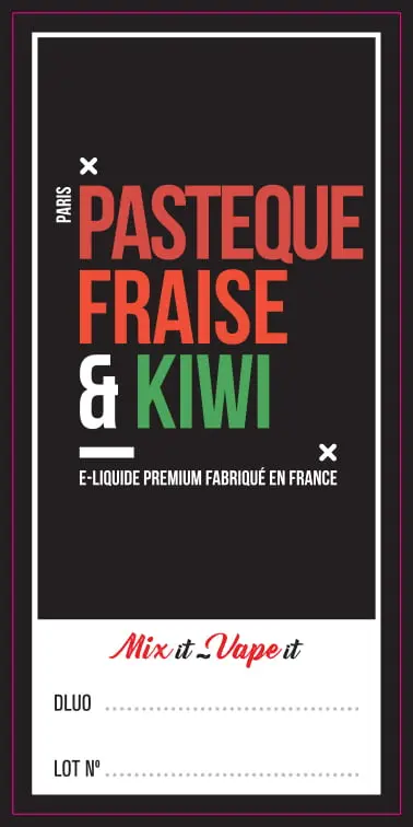 62X30 100ML Pasteque-Fraise-Kiwi_100ml Bottle_SOFT TOUCH