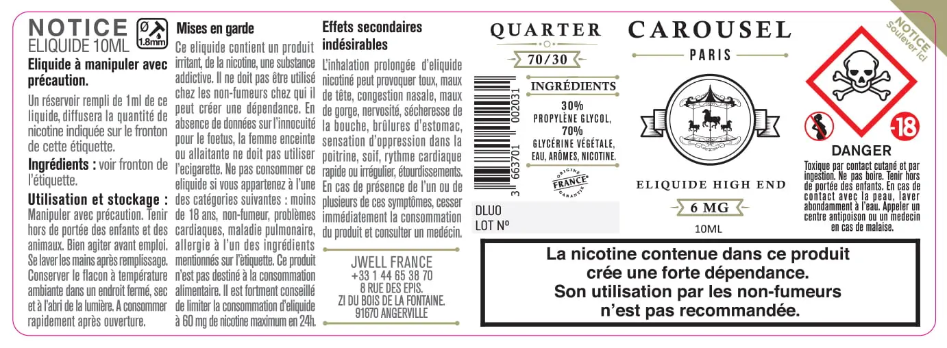 40X114 10ML QUARTER-10ml-6mg