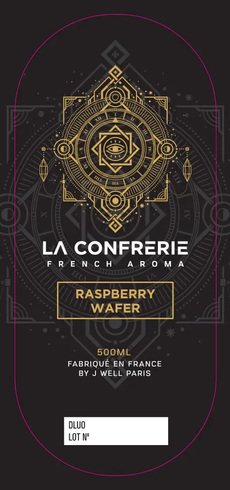 80X35 500ML RASPBERRY-WAFER_Confrerie_500ml Bag