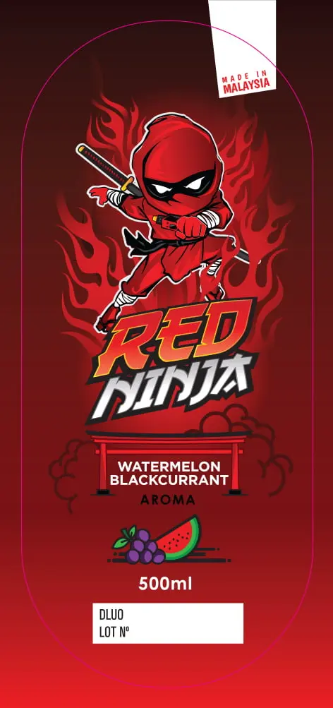 80X35 500ML RED-NINJA_500ml Bag