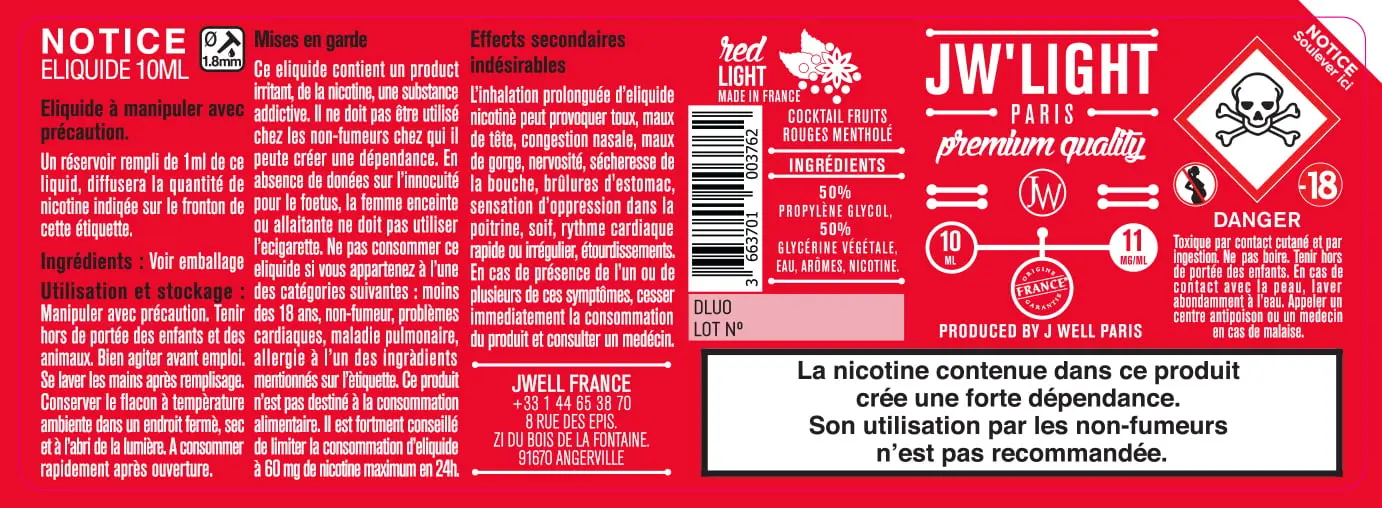 40X114 10ML REDLIGHT-10ml-11mg