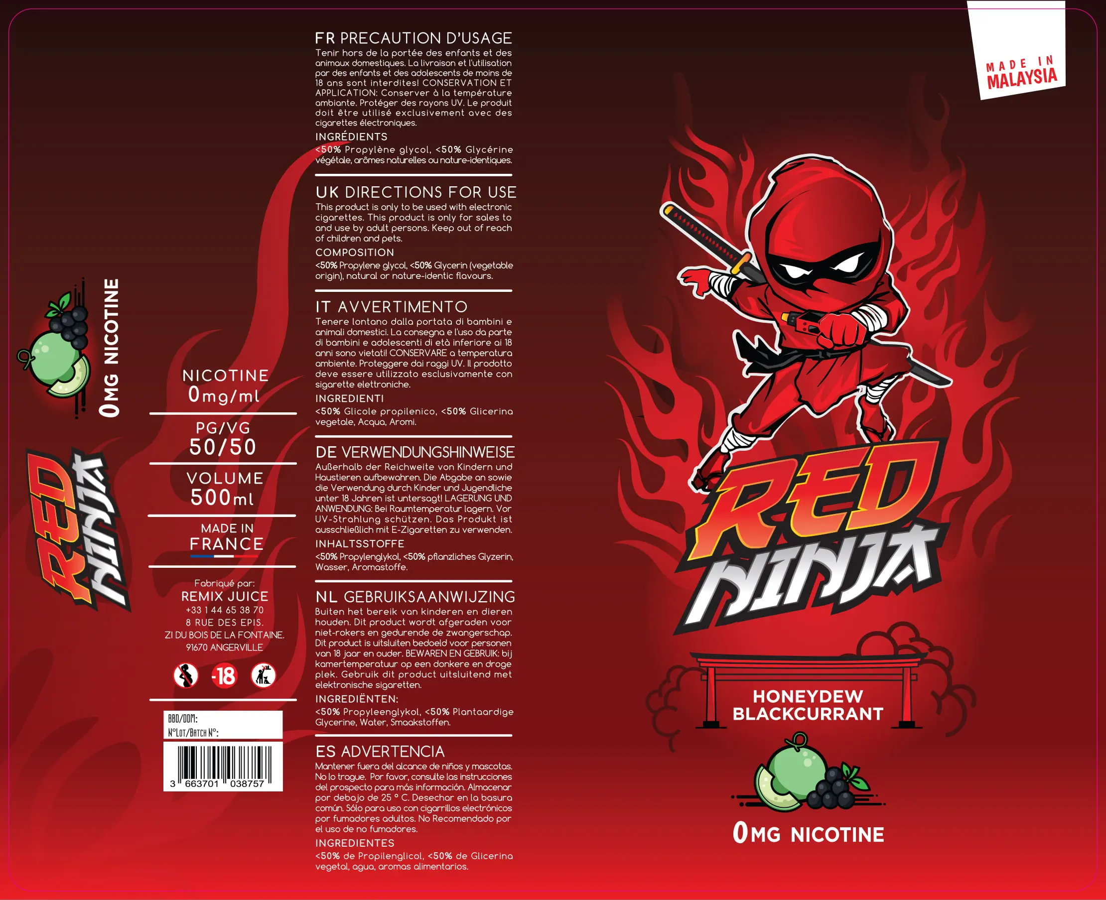 150X185 500ML RED_NINJA