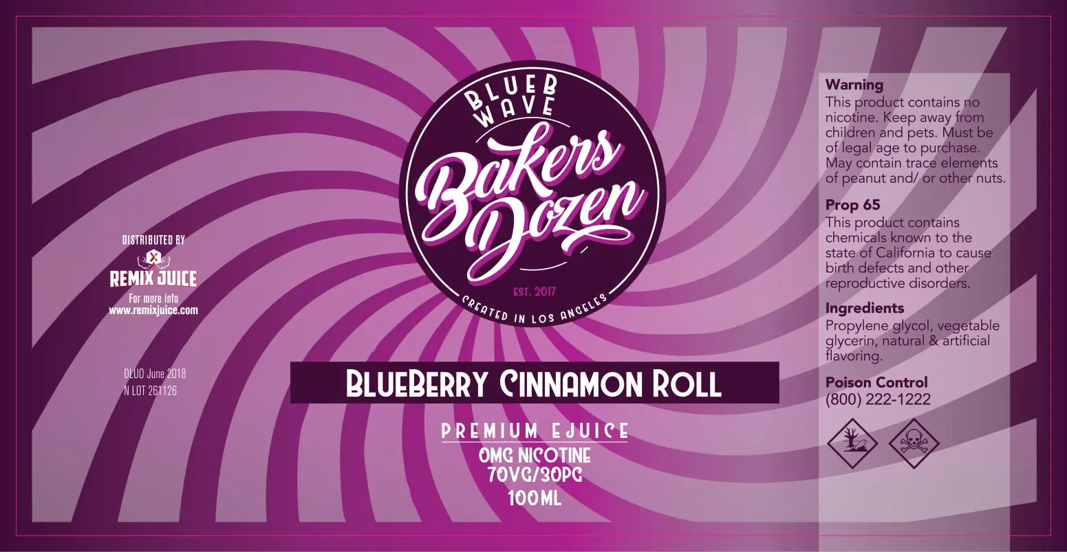 64X127 100ML REMIX JUICE 100ml_DOZEN BLUEBERRY C