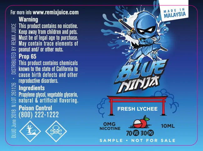 52X38 10ML REMIX JUICE 10ml_BLUE NINJA