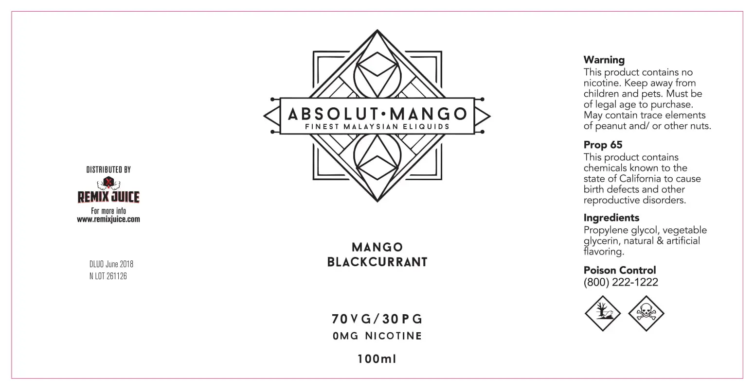 64X127 100ML REMIX JUICES 100ml_ABSOLUTE MANGO BLACKCURRANT