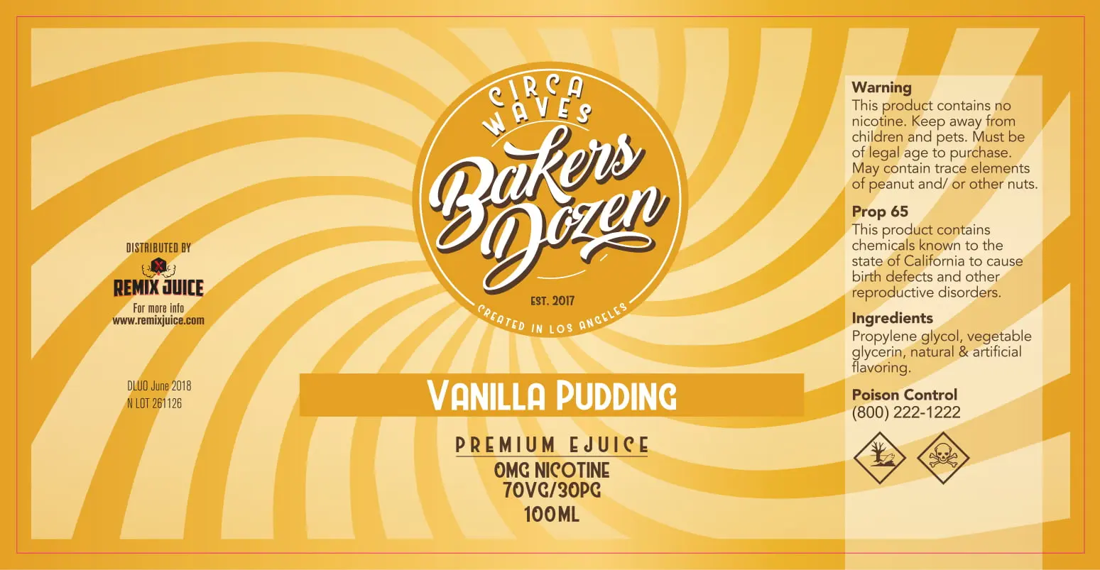 64X127 100ML REMIX JUICES 100ml_BAKERS DOZEN VANIILA P