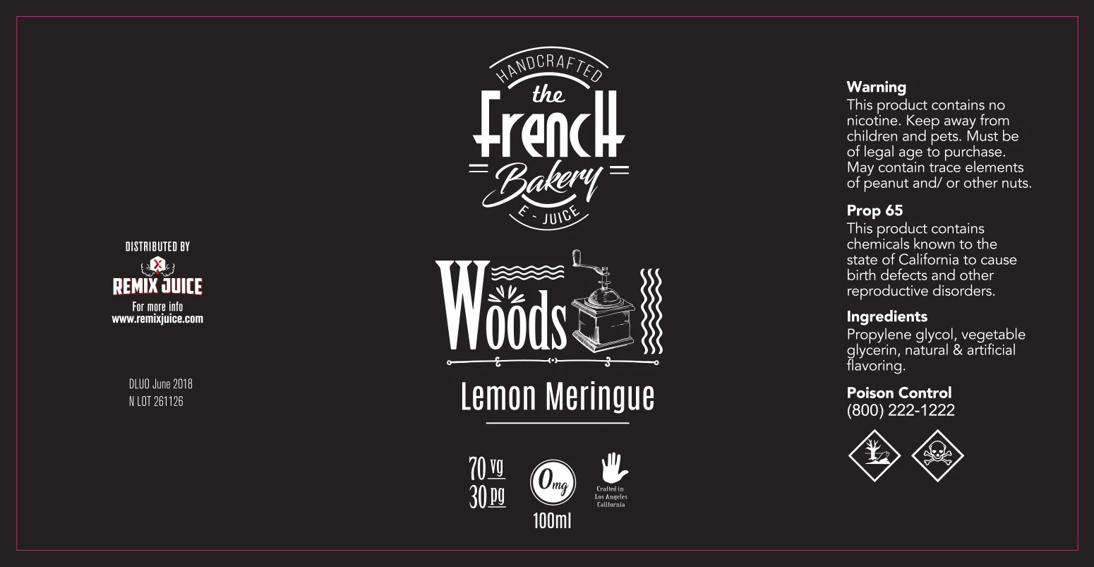 64X127 100ML REMIX JUICES 100ml_F BAKERY WOODS