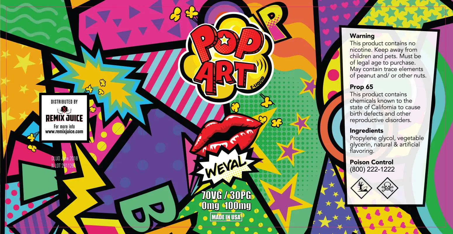 64X127 100ML REMIX JUICES 100ml_POP ART