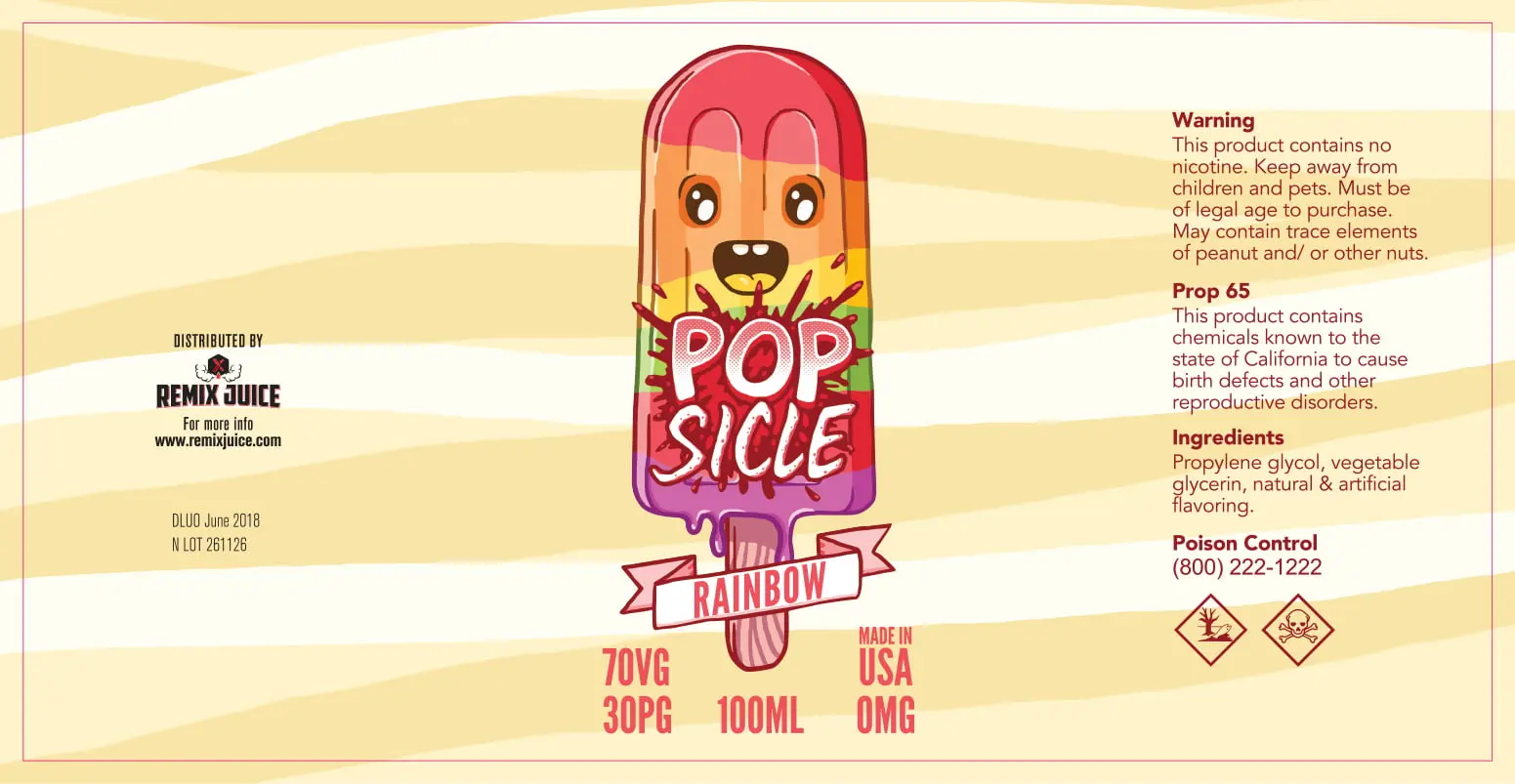 64X127 100ML REMIX JUICEs 100ml  SICLE