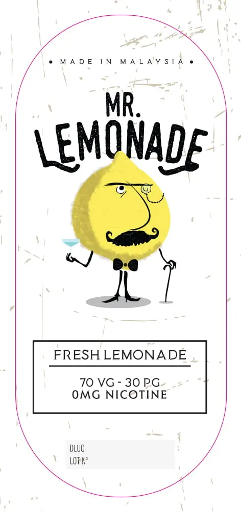 80X35 500ML REMIX Labels-MR LEMONADE