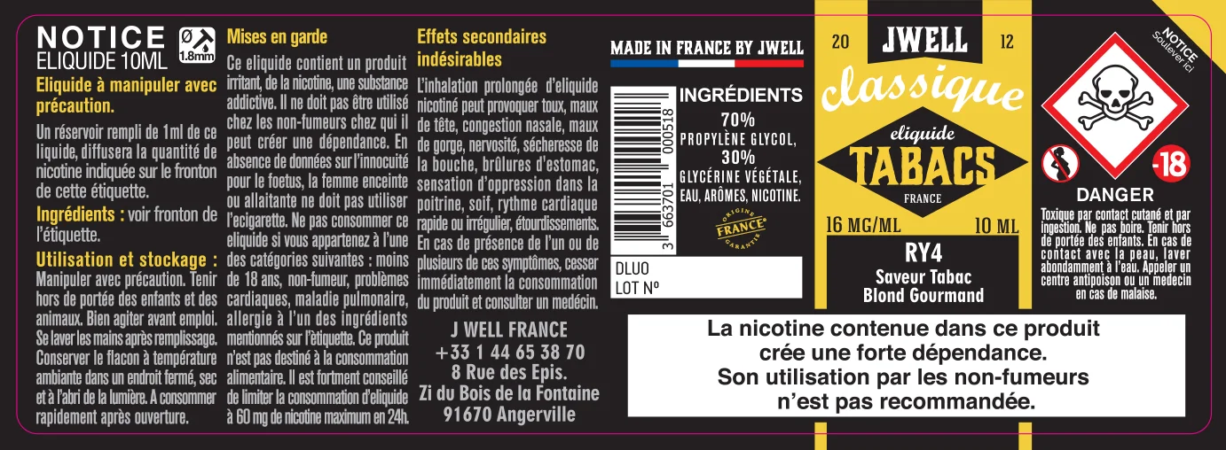 40X114 10ML RY4-10ml-16mg