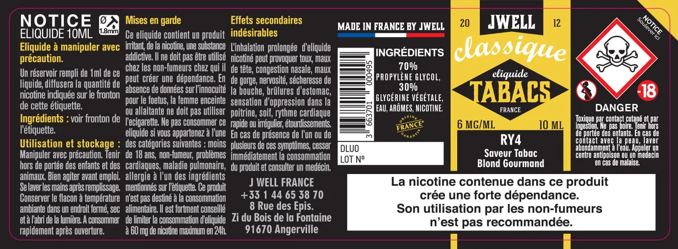 40X114 10ML RY4-10ml-6mg