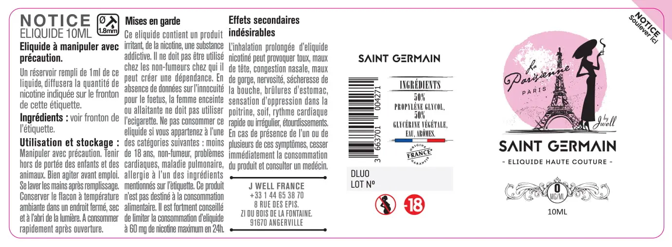 40X114 10ML SAINT-GERMAIN_10ml-0mg