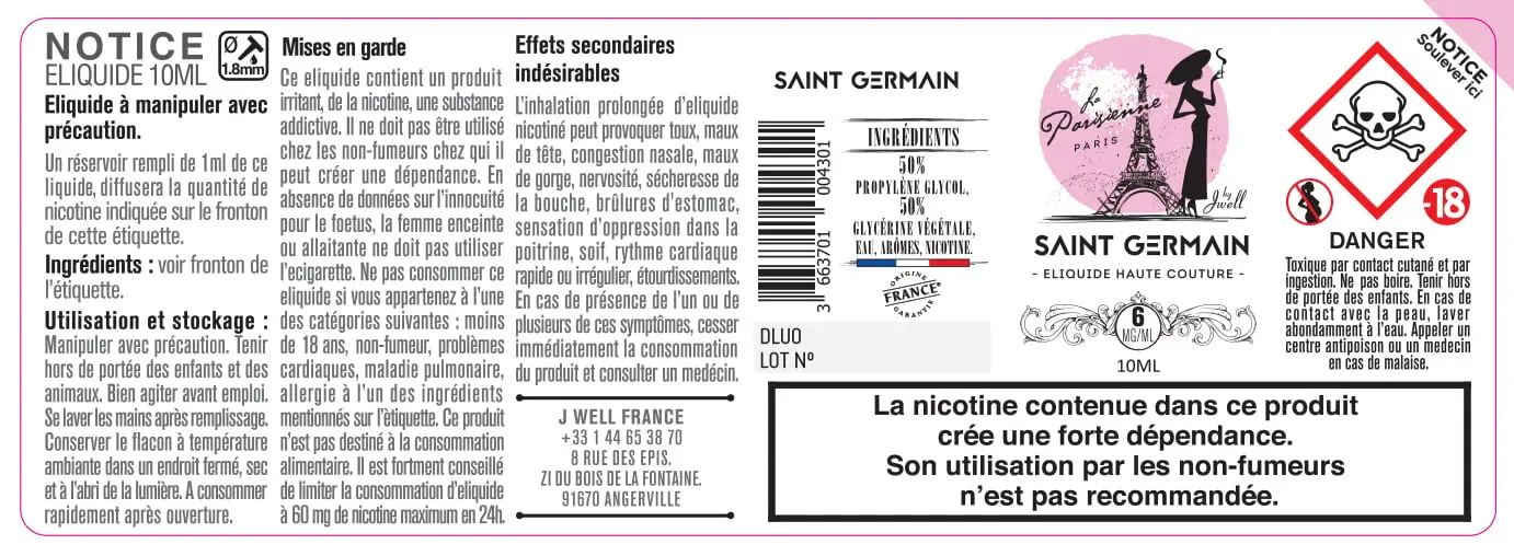 40X114 10ML SAINT-GERMAIN_10ml-6mg