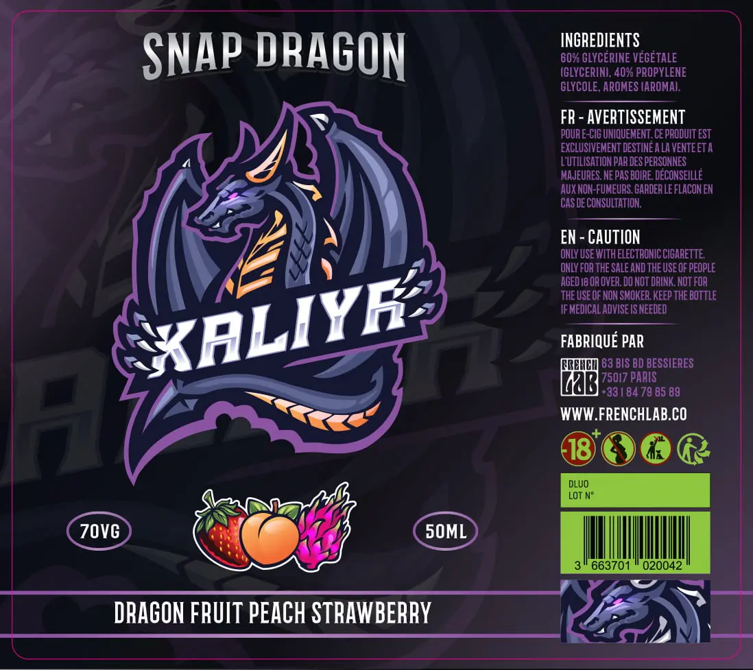 80X90 50ML SNAKA - KALIYA_SnapDragon_50ml-PPAG PELICOB