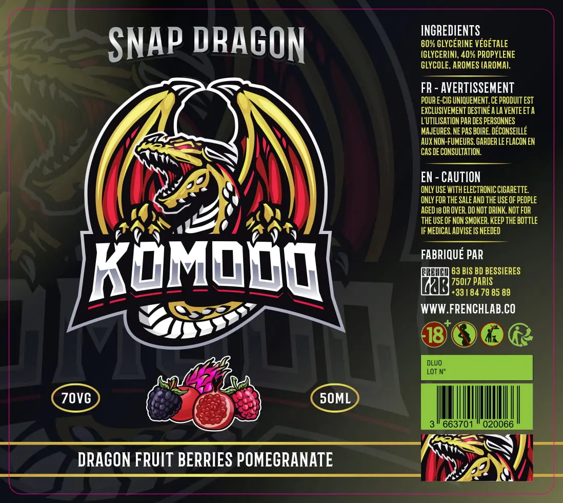 80X90 50ML SNAKO - KOMODO_SnapDragon_50ml-PPAG PELICOB