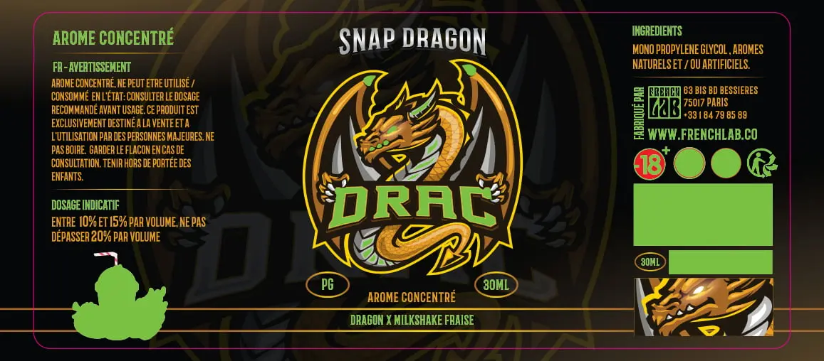 40X90 30ML SNAP-DRAGON_DRAC_30ML