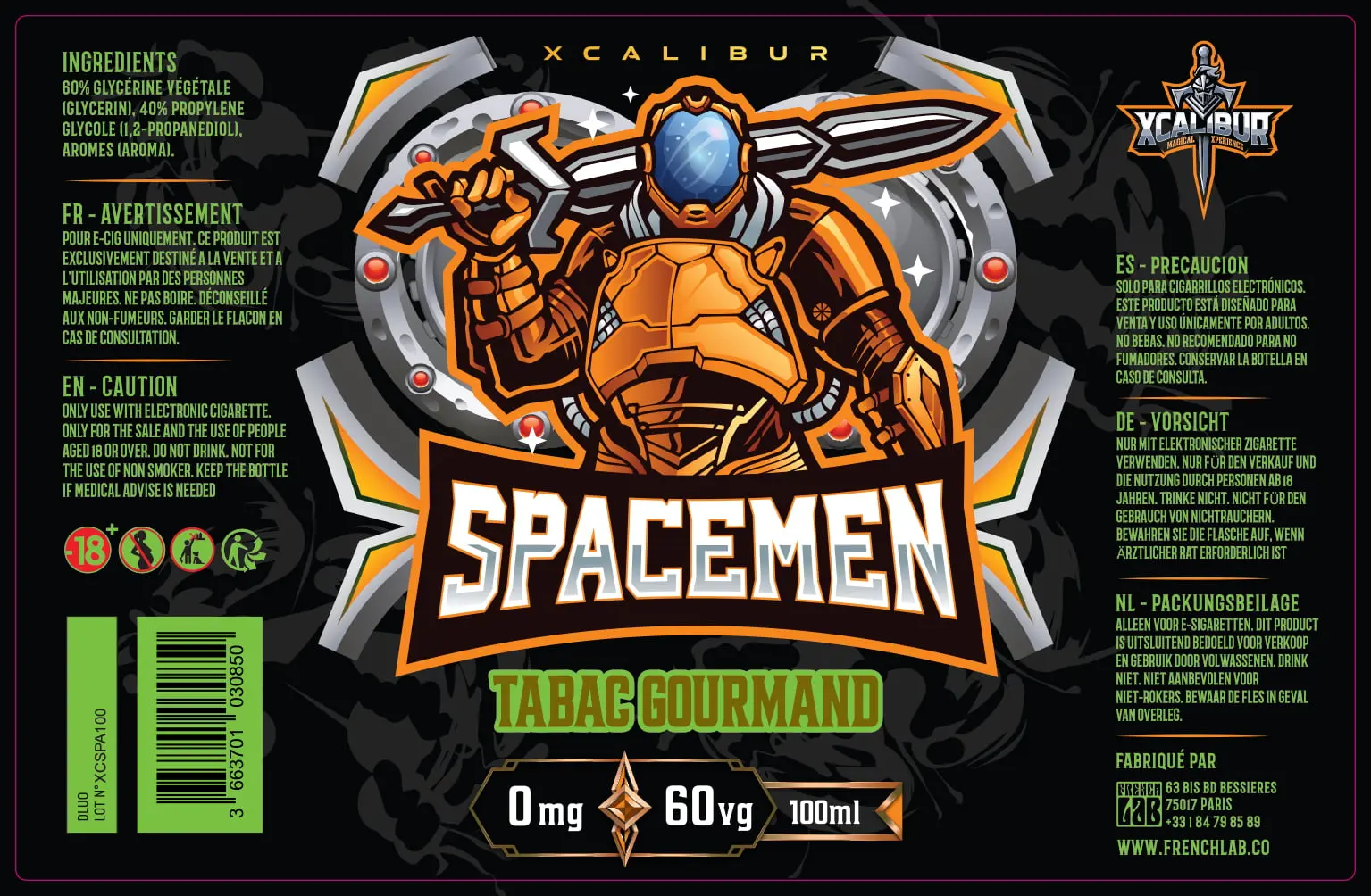 82X127 100ML SPACEMEN_PRINT