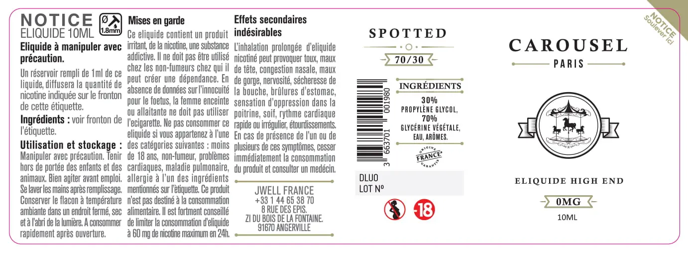 40X114 10ML SPOTTED-10ml-0mg