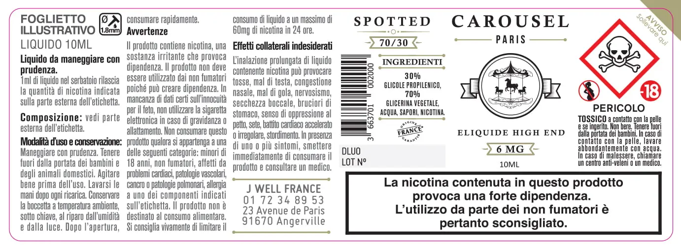 40X114 10ML SPOTTED 10ml IT- 6mg