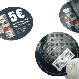 Etiquettes promotionnelles et bons de réduction (BRI)