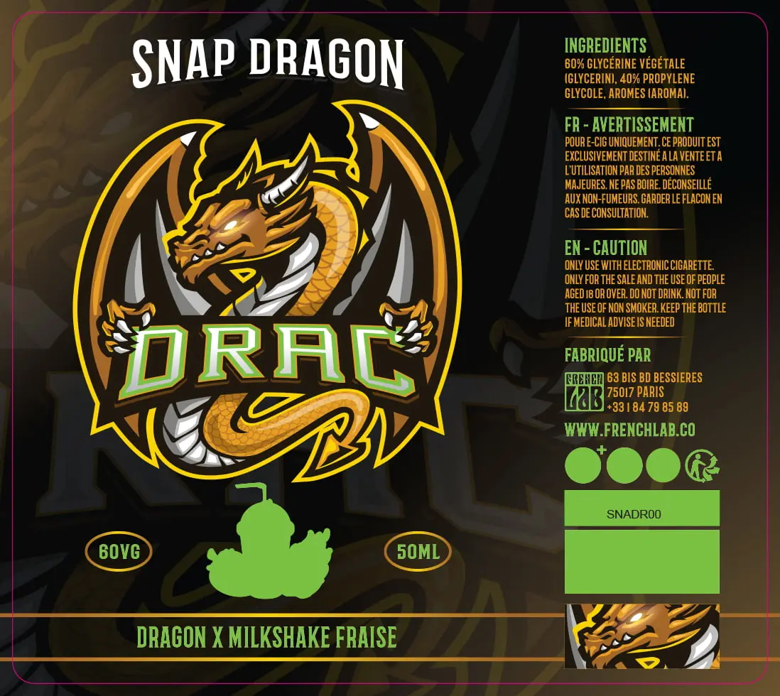 80X90 50ML SnapDragon DRAC_50ml-PPAG PELICOB