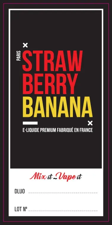 62X30 100ML Strawberry-Banana_100ml Bottle_SOFT TOUCH