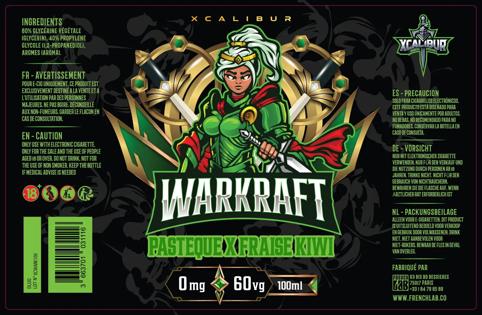 82X127 100ML WARKRAFT_PRINT_100ML