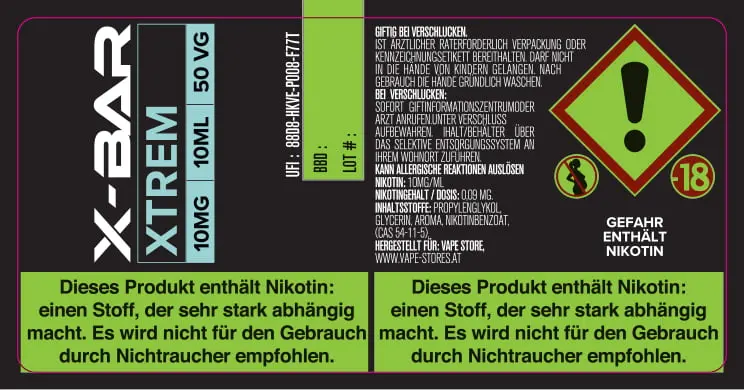 30X60 10ML XBAR_10ml_10mg_LABEL_AT 11