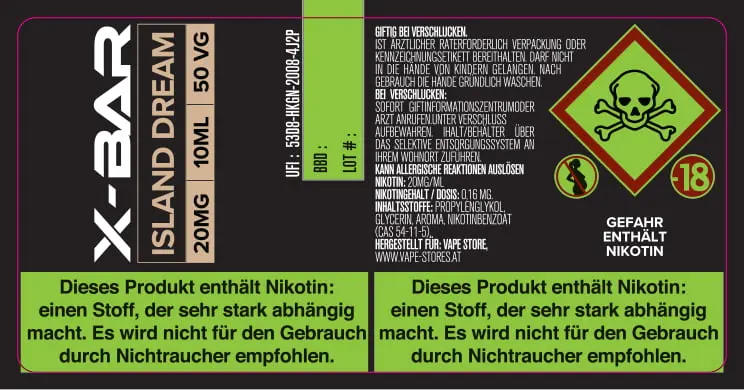 30X60 10ML XBAR_10ml_20mg_LABEL_AT. 15