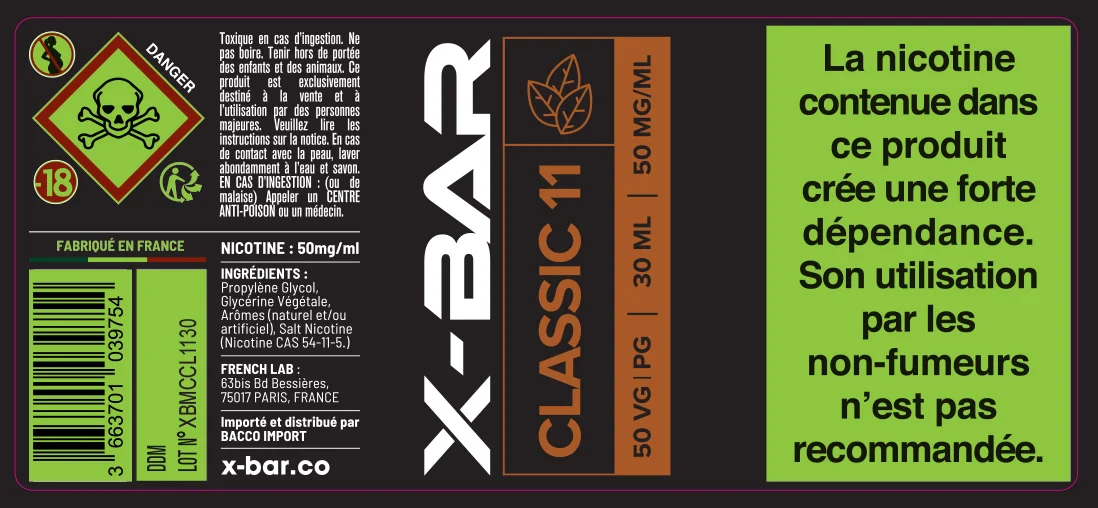 40X90 30ML XBAR_30ML_50MG_CLASSIC11_Ma