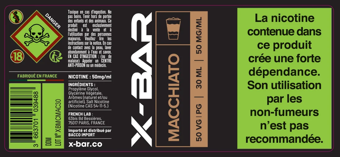 40X90 30ML XBAR_30ML_50MG_MACCHIATO_Ma